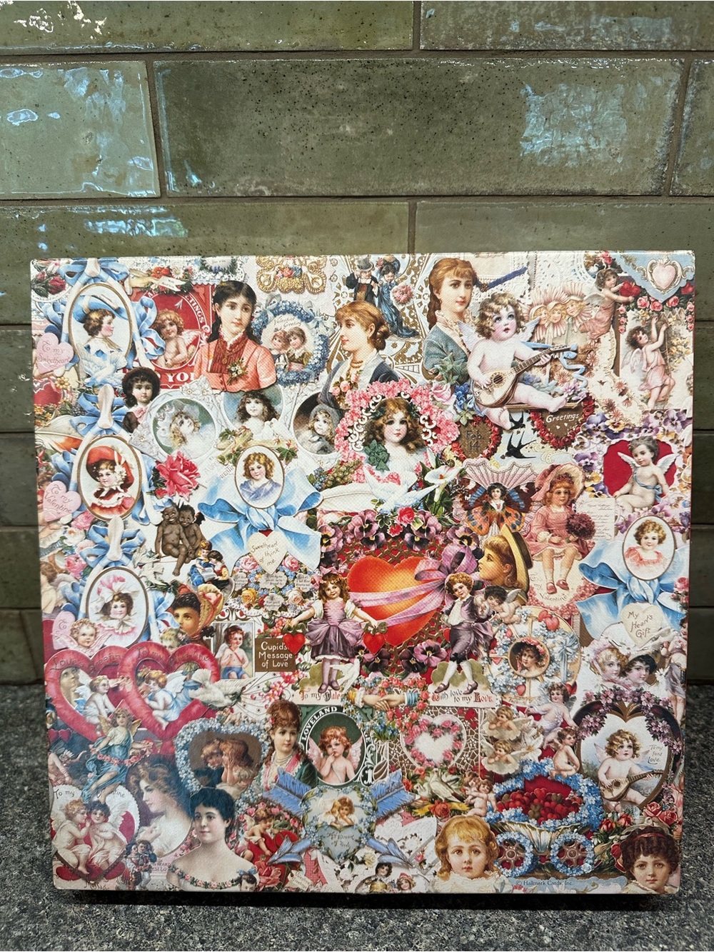 Springbok Victorian Valentine Collage Heart Puzle 500 Pieces Complete